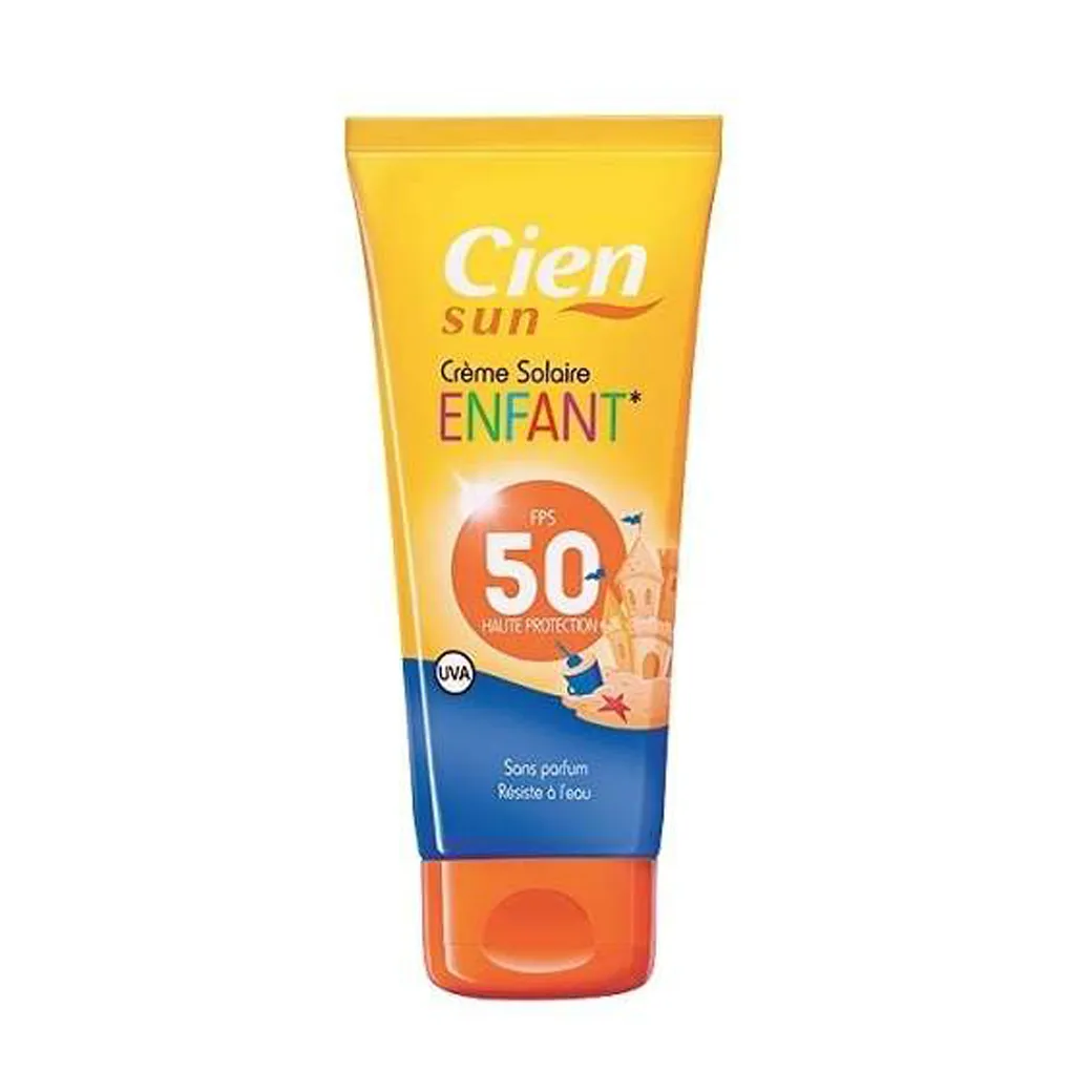 Cien Sun - کرم ضد آفتاب کودک Cien مدل Enfant اس پی اف +50 حجم 100 میل