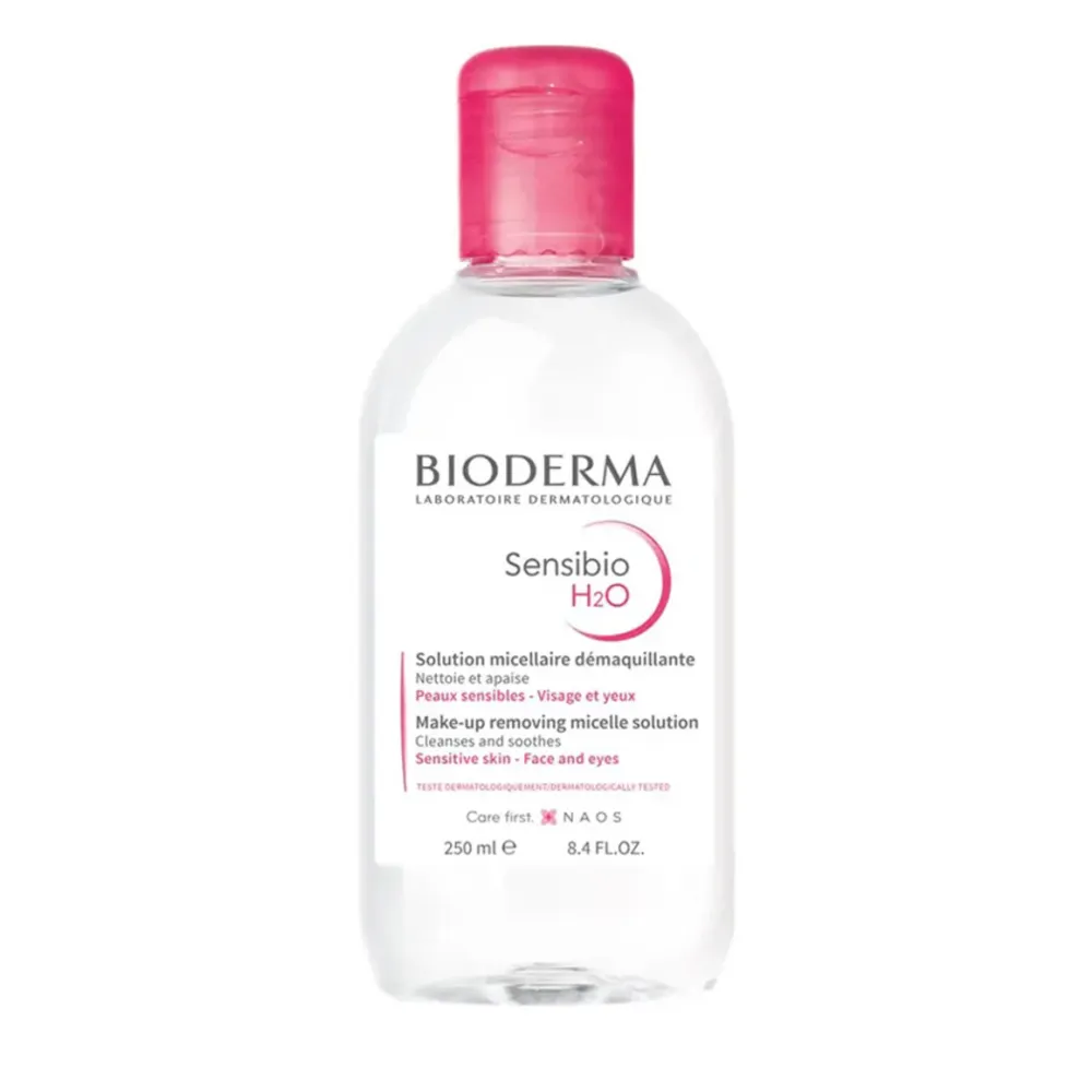 Bioderma - میسلار واتر پوست حساس صورتی بایودرما | Sensibio H2O حجم 250 میل (بدون  تاریخ)