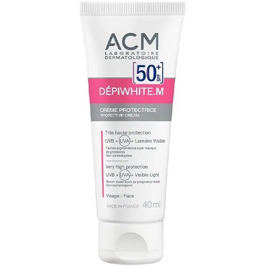 ACM - کرم ضد آفتاب دپی وایت ام SPF50 ای سی ام حجم 50 میل