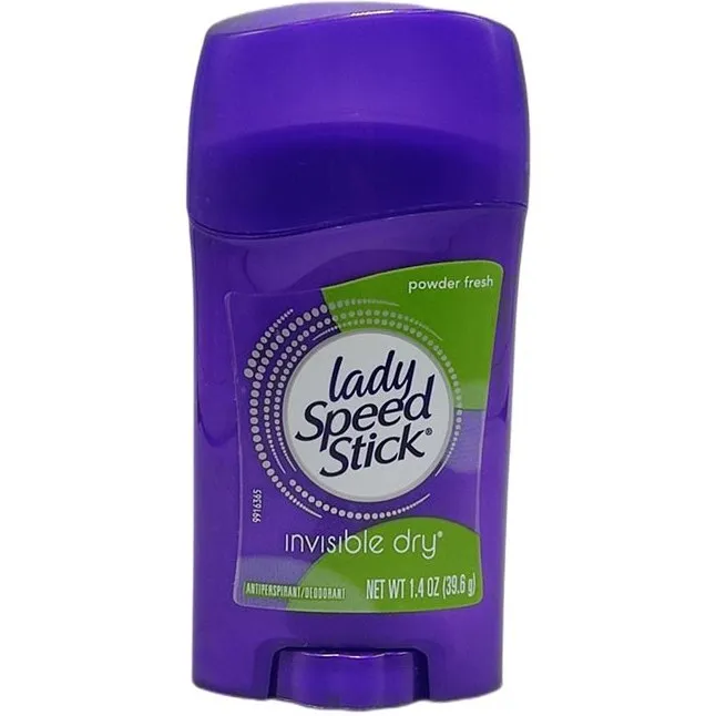 Lady Speed Stick - مام صابونی ضد تعریق زنانه لیدی اسپید مدل Invisible Dry Powder Fresh حجم 40 گرم