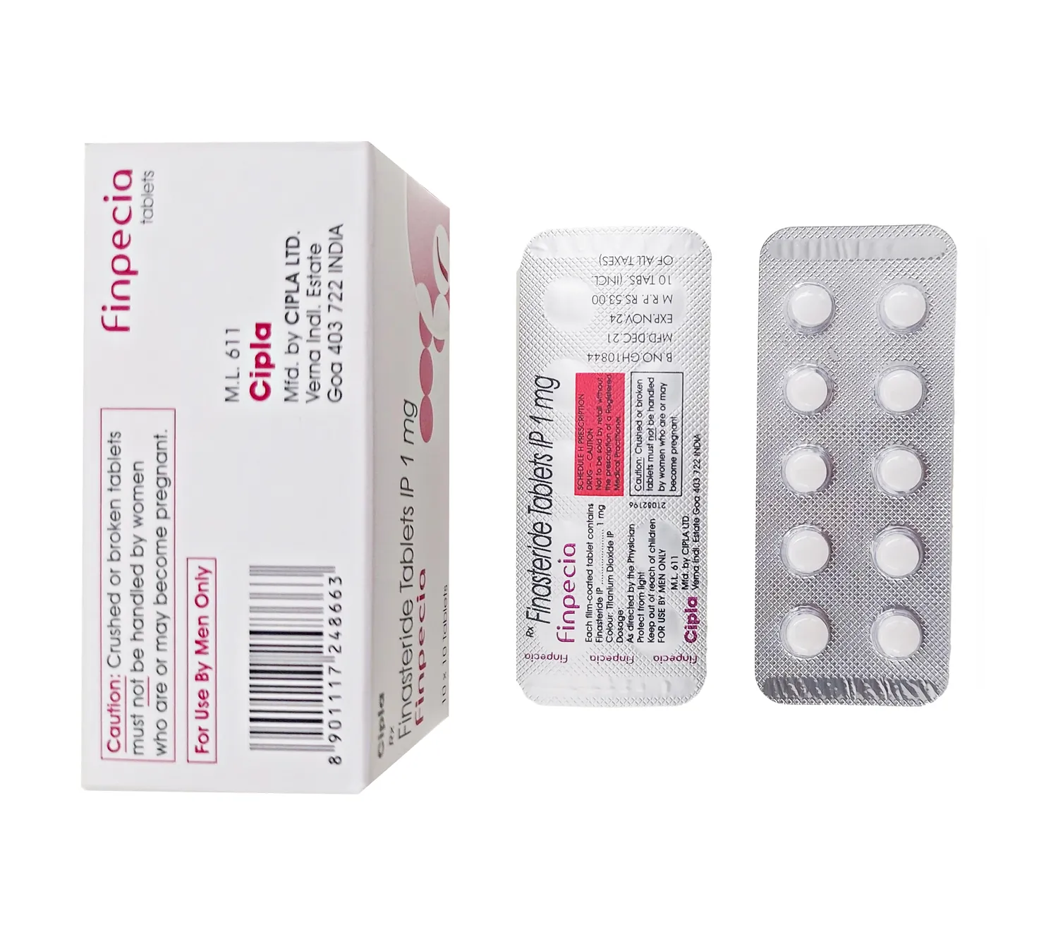 cipla - فینپشیا finasteride