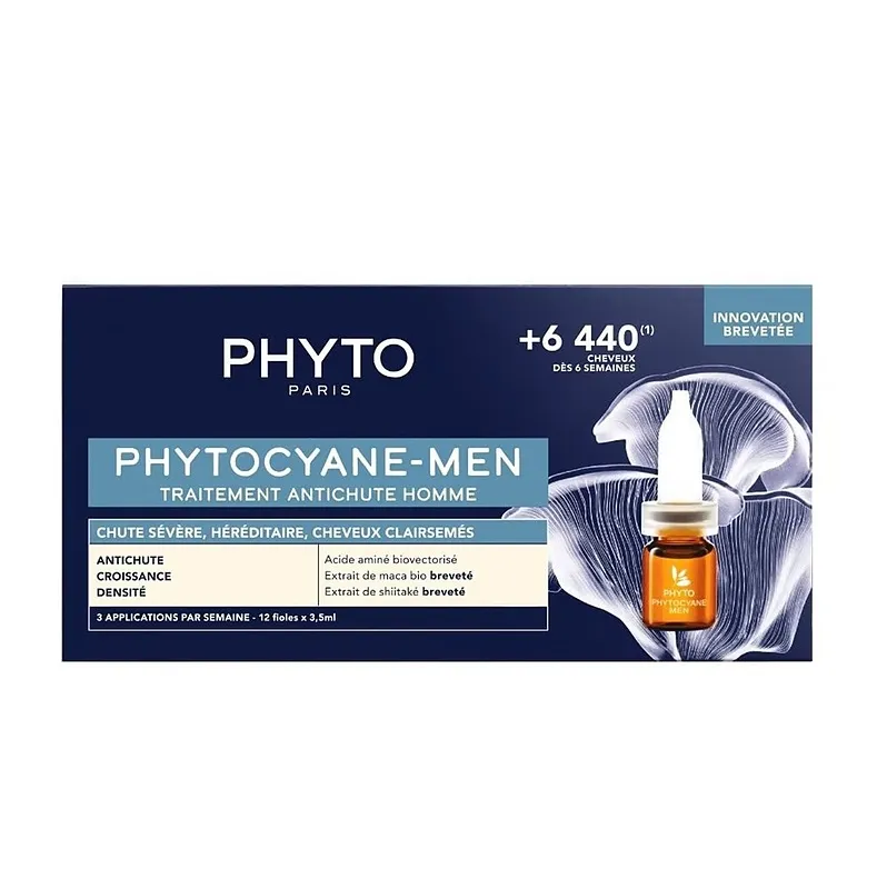 Phyto - سرم فیتوسیان ریزش مو اقایان  ویال های 5 میل