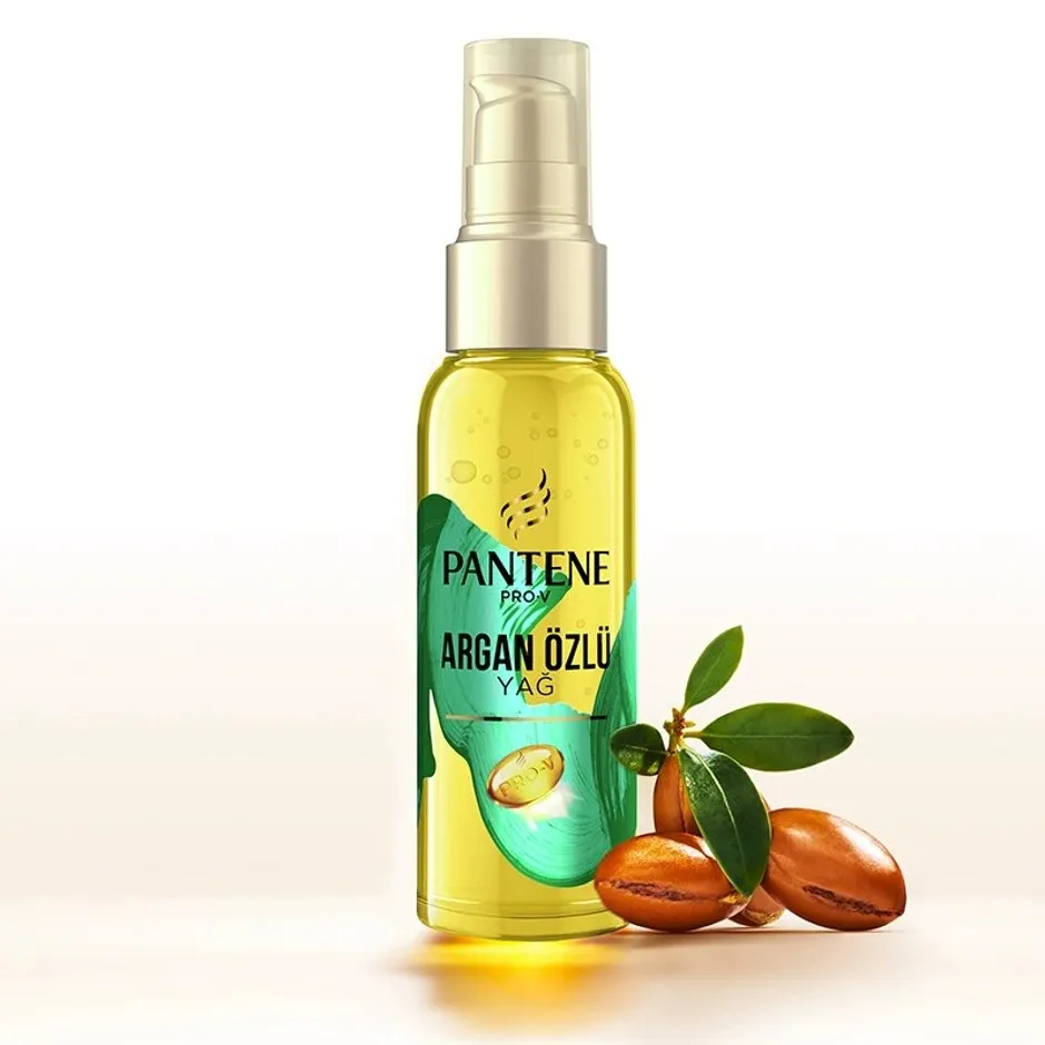 Pantene - روغن مو آرگان سبز  100 میل Argan Ozlu Yag