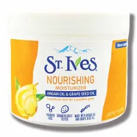 St.Ives - کرم آبرسان و مرطوب کننده استی ایوز مدل روغن ارگان و هسته انگور حجم 283 گرم