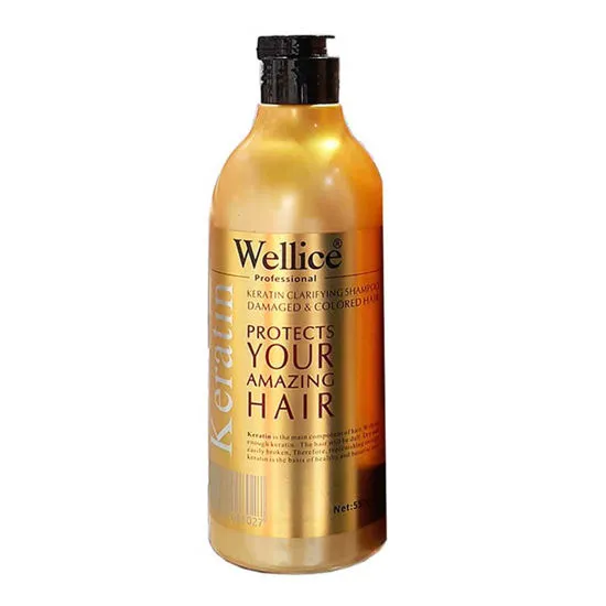 Wellice - شامپو تقویت کننده و کراتینه مو ویلایس مدل Yourhair حجم 550 میل