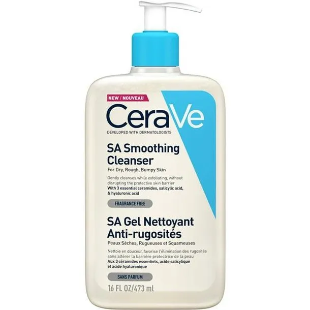 Cerave - ژل شسستشو سراوی مدل SA Smoothing حجم 473 میل